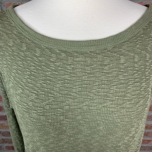 Left of Center Asymmetrical Long Sleeve Top, Sz S - Picture 2 of 7